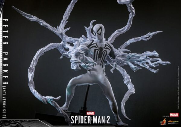 Spider-Man 2 Video Game Masterpiece Akció Figura 1/6 Peter Parker (Anti-Venom Suit) 30 cm