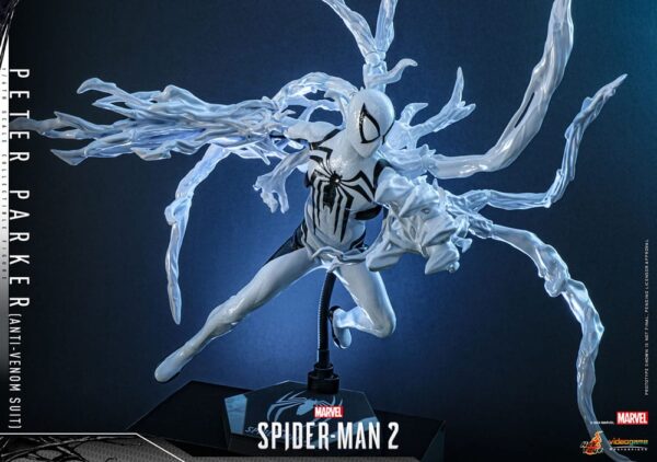 Spider-Man 2 Video Game Masterpiece Akció Figura 1/6 Peter Parker (Anti-Venom Suit) 30 cm