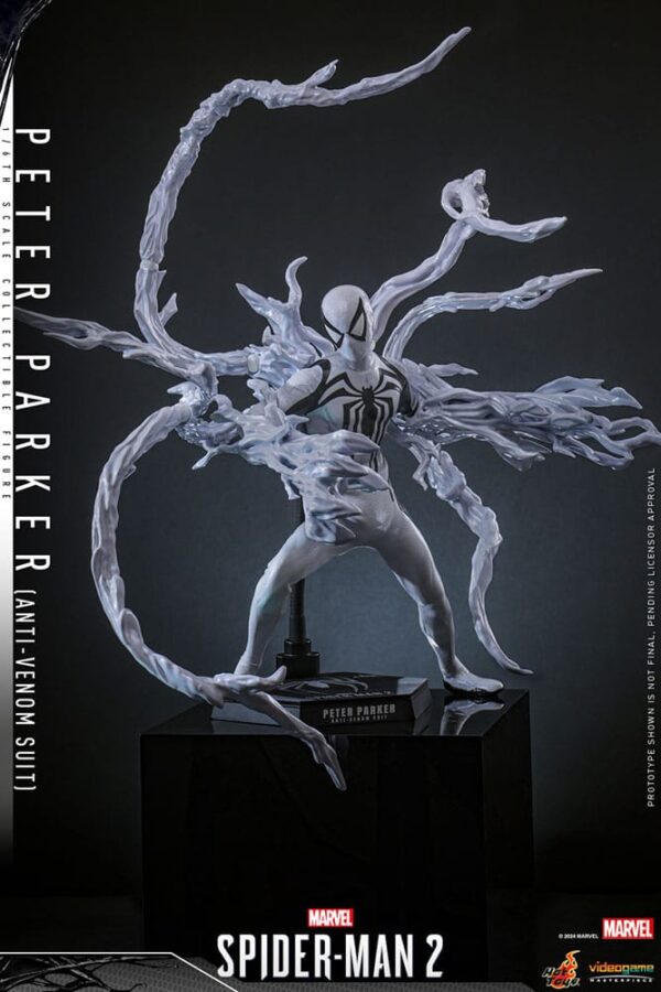 Spider-Man 2 Video Game Masterpiece Akció Figura 1/6 Peter Parker (Anti-Venom Suit) 30 cm