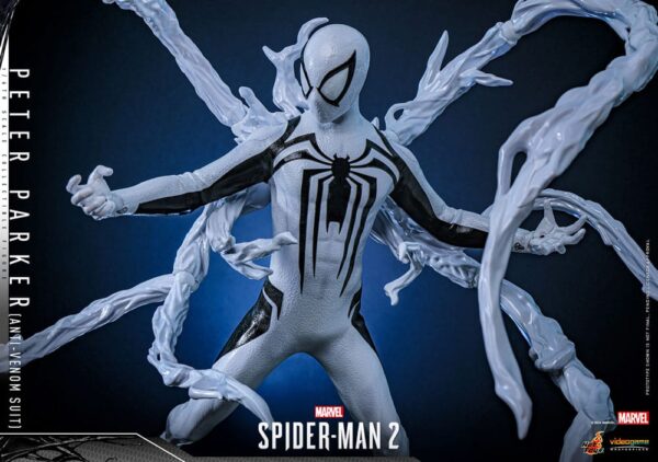 Spider-Man 2 Video Game Masterpiece Akció Figura 1/6 Peter Parker (Anti-Venom Suit) 30 cm