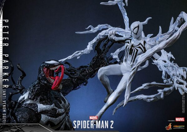 Spider-Man 2 Video Game Masterpiece Akció Figura 1/6 Peter Parker (Anti-Venom Suit) 30 cm