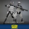 Star Wars: The Clone Wars Akció Figura 1/6 Clone Commander Wolffe 30 cm