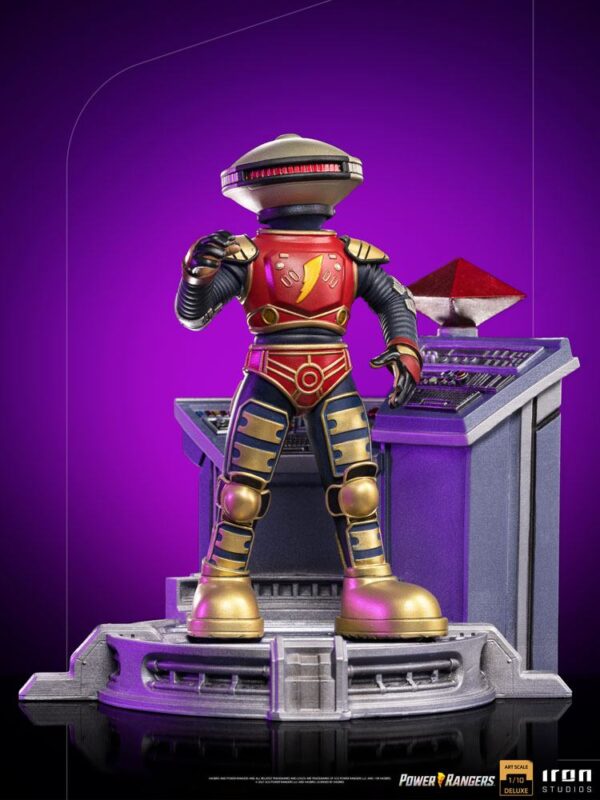 Power Rangers Deluxe Art Scale Szobor 1/10 Alpha 5 17 cm