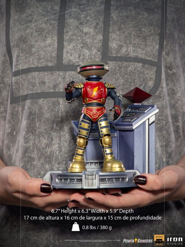 Power Rangers Deluxe Art Scale Szobor 1/10 Alpha 5 17 cm