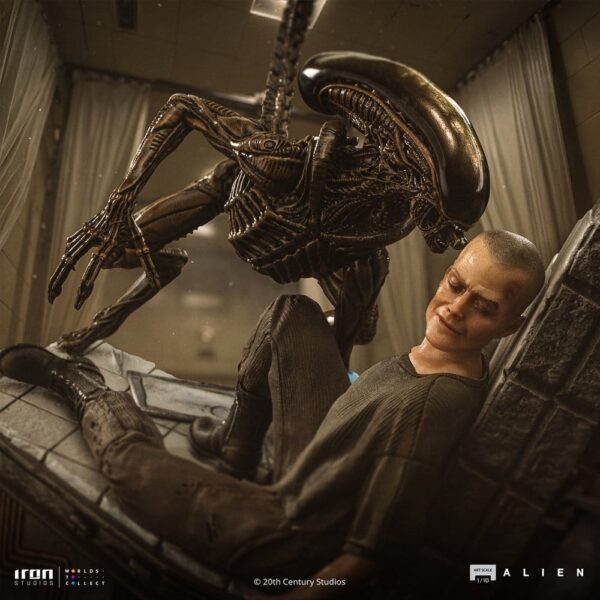 Alien 3 Art Scale Szobor 1/10 Ellen Ripley and Dog Alien 23 cm