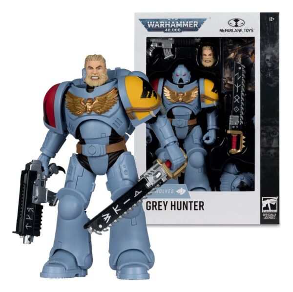 Warhammer 40,000 Akció Figura Grey Hunter (Space Wolves) 18 cm