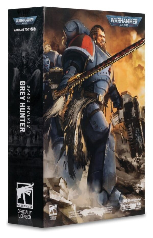 Warhammer 40,000 Akció Figura Grey Hunter (Space Wolves) 18 cm