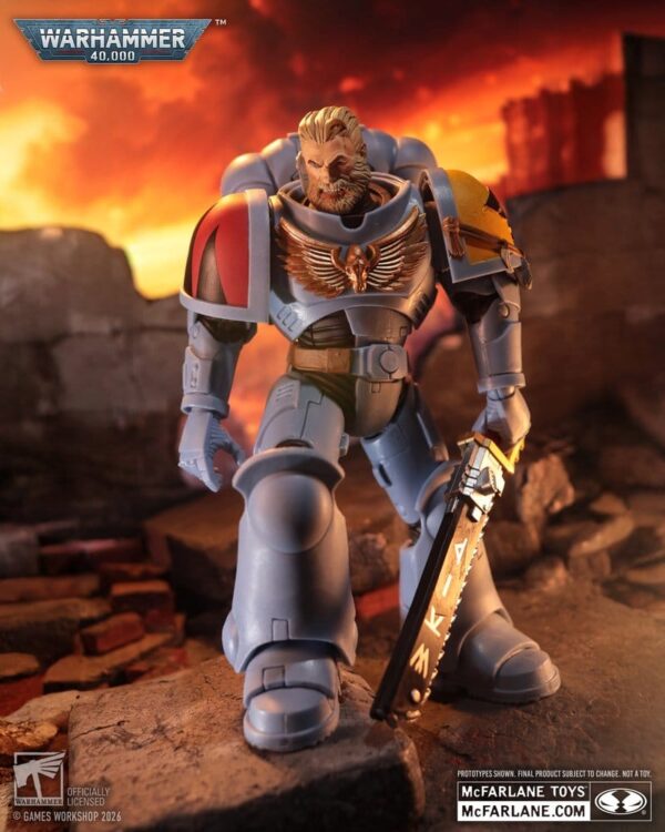 Warhammer 40,000 Akció Figura Grey Hunter (Space Wolves) 18 cm