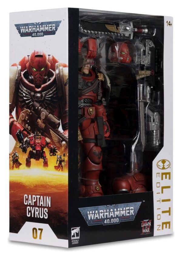 Warhammer 40,000 Dawn of War McFarlane Elite Edition Akció Figura Captain Cyrus (Dawn of War 4) 20 cm