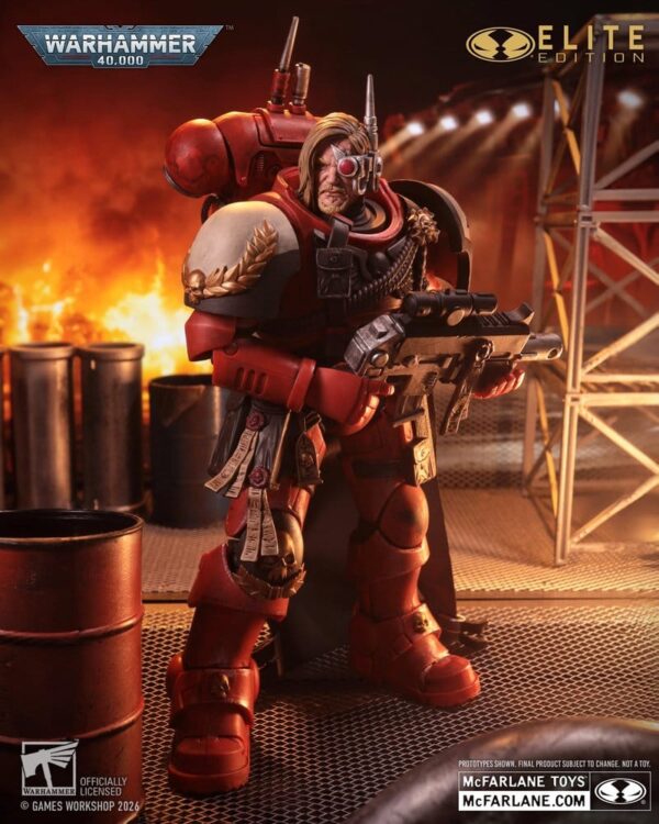 Warhammer 40,000 Dawn of War McFarlane Elite Edition Akció Figura Captain Cyrus (Dawn of War 4) 20 cm