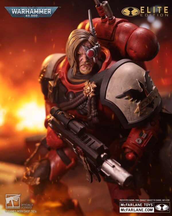 Warhammer 40,000 Dawn of War McFarlane Elite Edition Akció Figura Captain Cyrus (Dawn of War 4) 20 cm