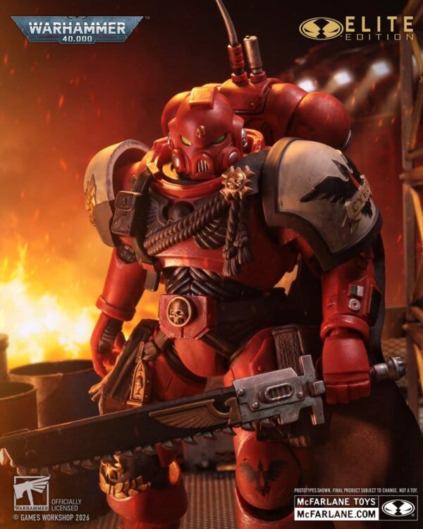 Warhammer 40,000 Dawn of War McFarlane Elite Edition Akció Figura Captain Cyrus (Dawn of War 4) 20 cm