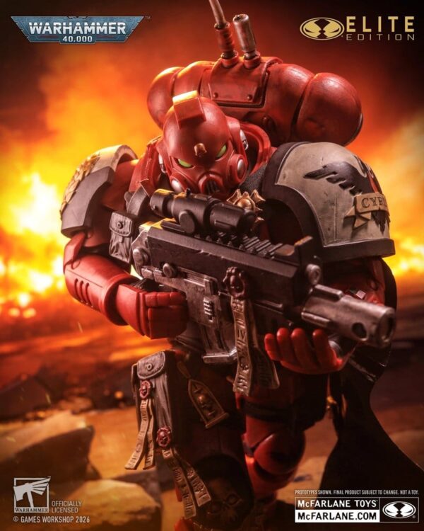 Warhammer 40,000 Dawn of War McFarlane Elite Edition Akció Figura Captain Cyrus (Dawn of War 4) 20 cm