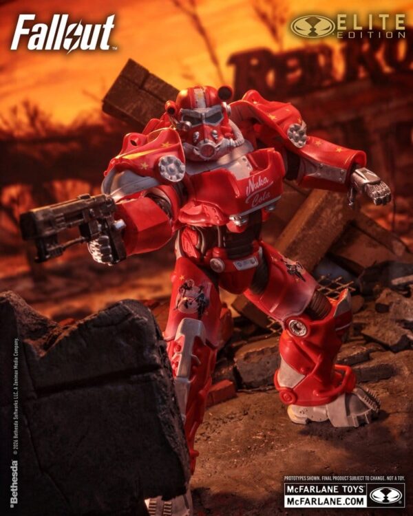 Fallout McFarlane Elite Edition Akció Figura Fallout 76 Nuka Cola T-60 (Gold Label) 19 cm