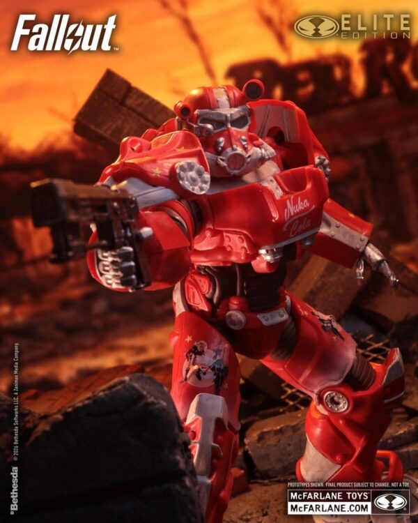 Fallout McFarlane Elite Edition Akció Figura Fallout 76 Nuka Cola T-60 (Gold Label) 19 cm