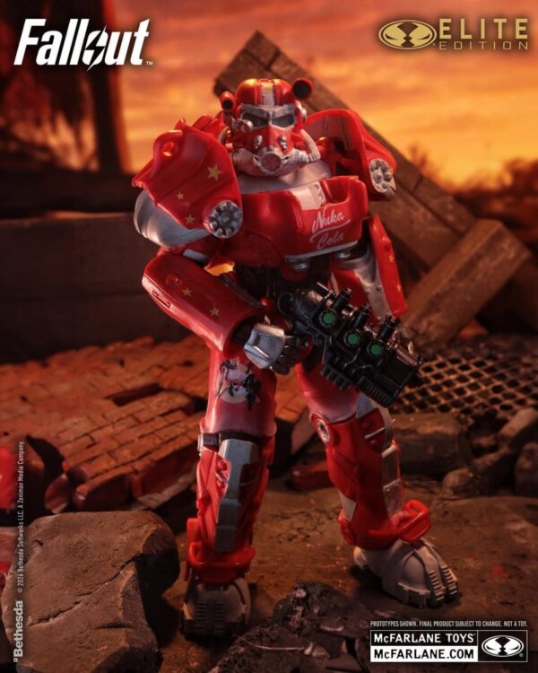 Fallout McFarlane Elite Edition Akció Figura Fallout 76 Nuka Cola T-60 (Gold Label) 19 cm