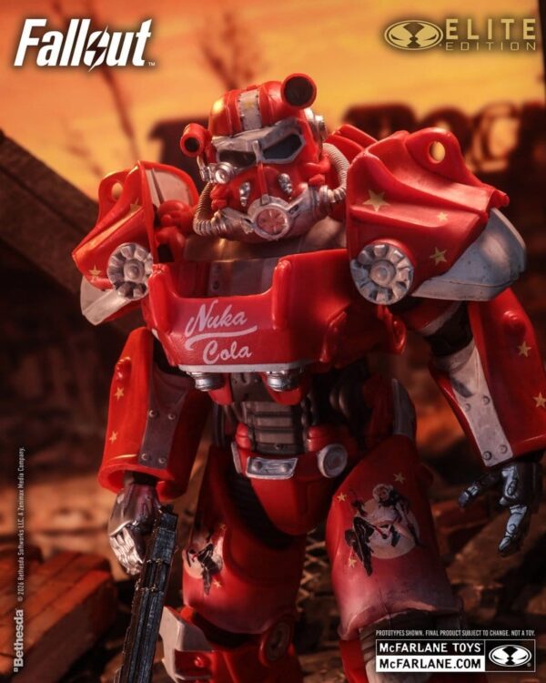 Fallout McFarlane Elite Edition Akció Figura Fallout 76 Nuka Cola T-60 (Gold Label) 19 cm