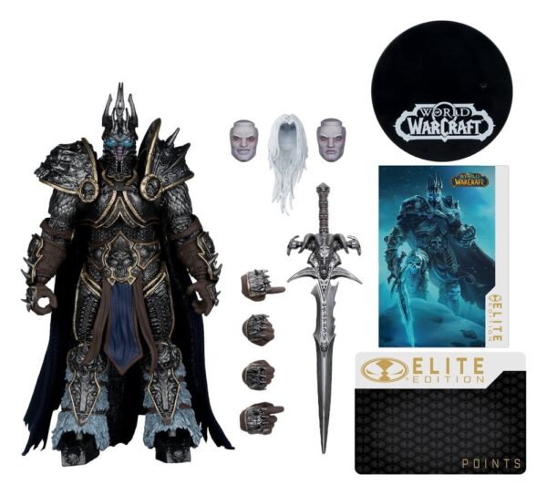 World of Warcraft McFarlane Elite Edition Akció Figura Lich King #09 18 cm