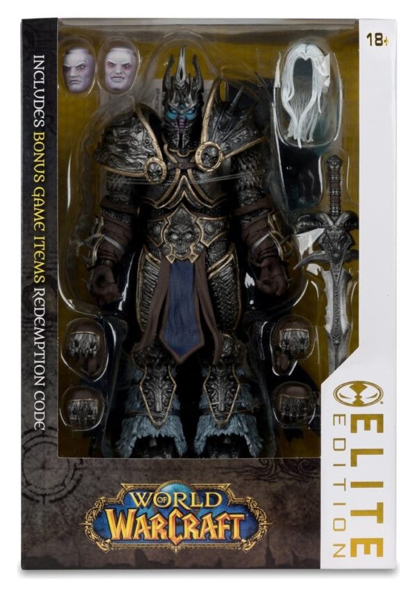 World of Warcraft McFarlane Elite Edition Akció Figura Lich King #09 18 cm