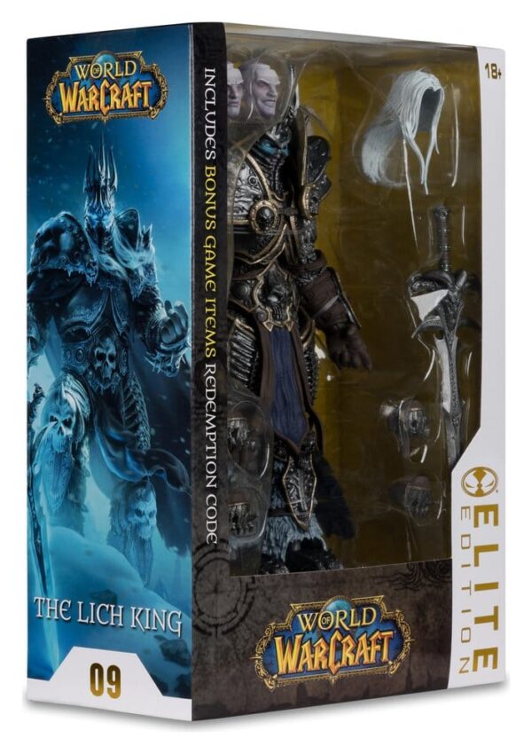 World of Warcraft McFarlane Elite Edition Akció Figura Lich King #09 18 cm