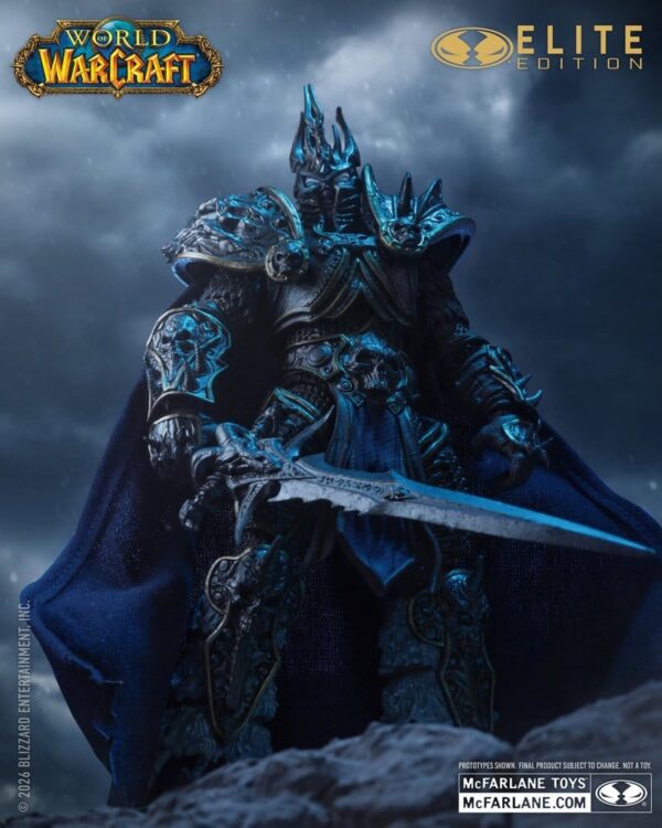 World of Warcraft McFarlane Elite Edition Akció Figura Lich King #09 18 cm