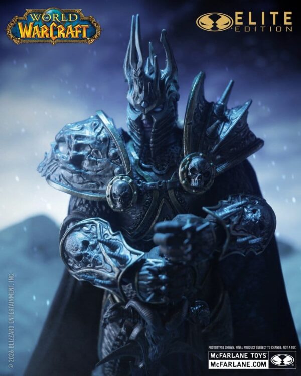 World of Warcraft McFarlane Elite Edition Akció Figura Lich King #09 18 cm