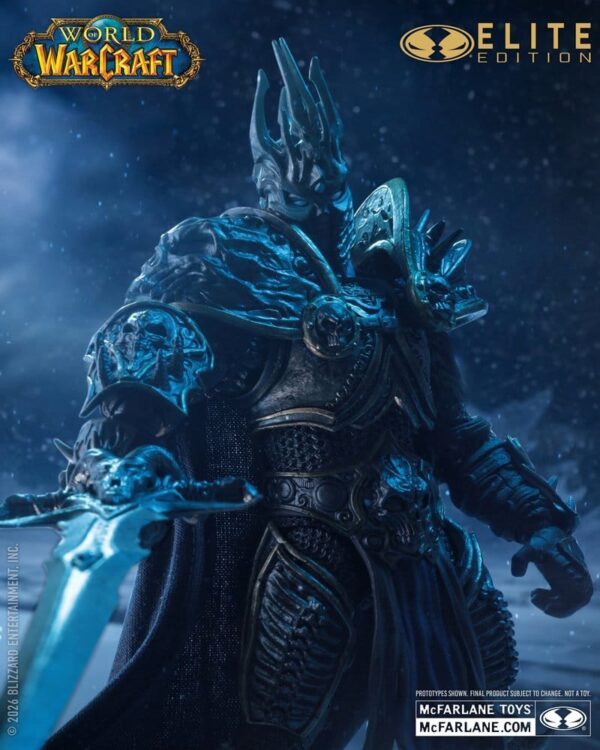 World of Warcraft McFarlane Elite Edition Akció Figura Lich King #09 18 cm