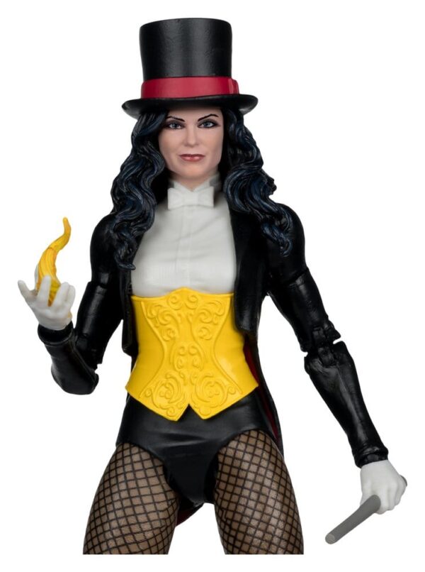 DC Multiverse McFarlane Akció Figura Zatanna with Detective Chimp Collector Edition #53 18 cm