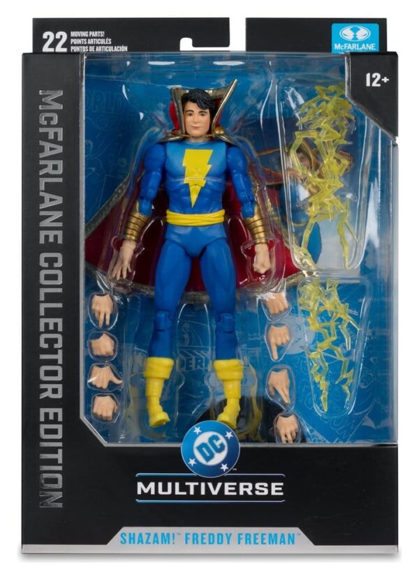 DC Multiverse Collector Edition Akció Figura Shazam! Freddy Freeman (Captain Marvel Jr.) (Collector Edition #55) 18 cm