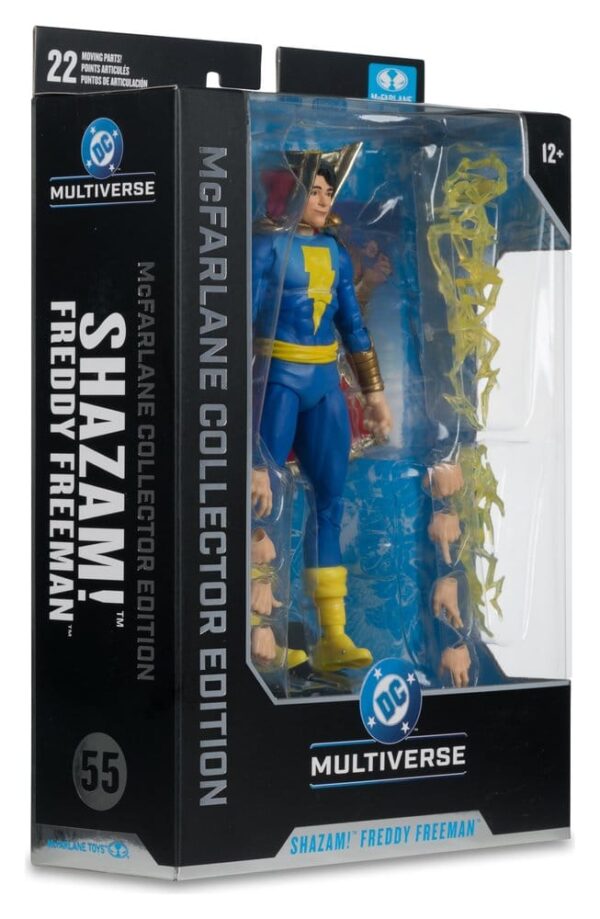 DC Multiverse Collector Edition Akció Figura Shazam! Freddy Freeman (Captain Marvel Jr.) (Collector Edition #55) 18 cm