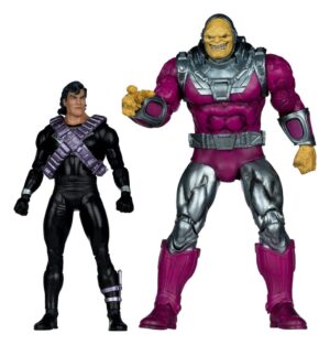 DC Multiverse Megafig Akció Figura 2-Pack Mongul vs Superman (Return of Superman) 25 cm