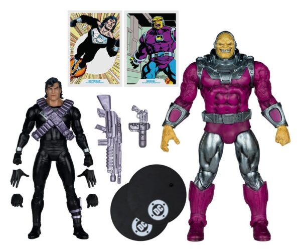 DC Multiverse Megafig Akció Figura 2-Pack Mongul vs Superman (Return of Superman) 25 cm