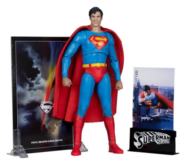 Superman (1978) DC Multiverse Deluxe Theatrical Edition Akció Figura Superman 19 cm