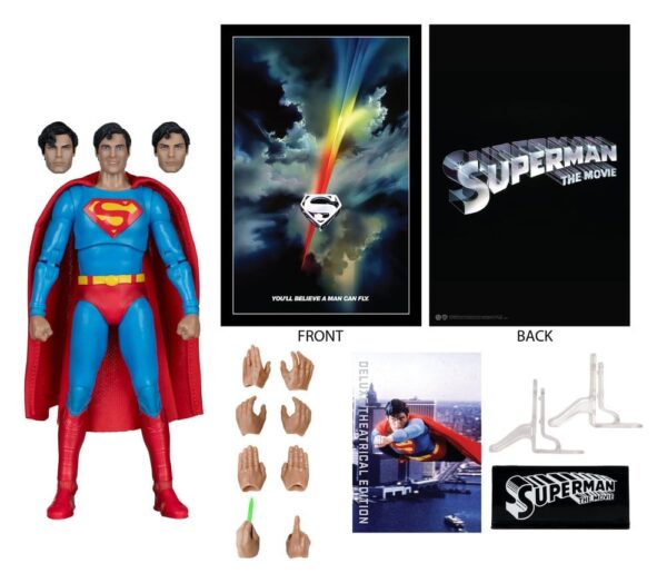 Superman (1978) DC Multiverse Deluxe Theatrical Edition Akció Figura Superman 19 cm