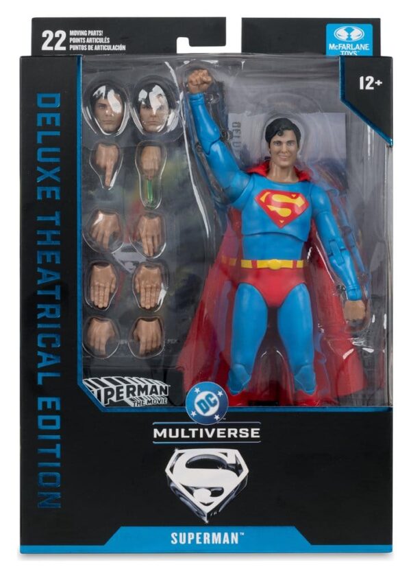 Superman (1978) DC Multiverse Deluxe Theatrical Edition Akció Figura Superman 19 cm