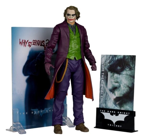 The Dark Knight DC Multiverse Deluxe Theatrical Edition Akció Figura Joker 18 cm