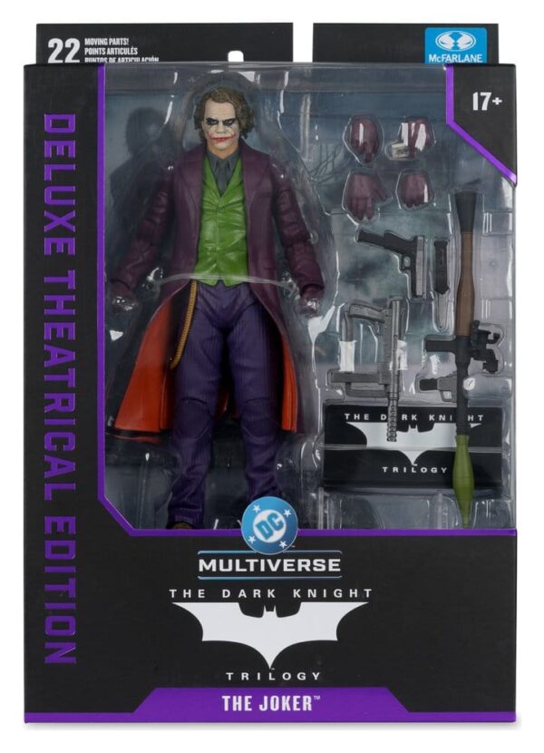 The Dark Knight DC Multiverse Deluxe Theatrical Edition Akció Figura Joker 18 cm