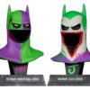 Batman DC Direct Mini Replika 1/3  2-pack Batman Cowls Hush & Knightfall (Jokerized) (Gold Label) 18 cm