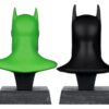 Batman DC Direct Mini Replika 1/3  2-pack Batman Cowls Hush & Knightfall (Jokerized) (Gold Label) 18 cm