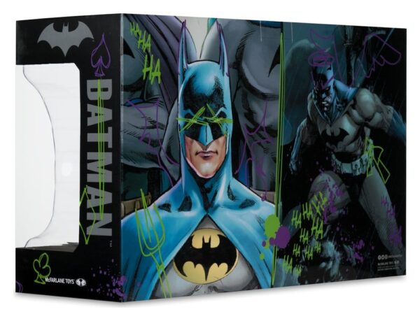 Batman DC Direct Mini Replika 1/3  2-pack Batman Cowls Hush & Knightfall (Jokerized) (Gold Label) 18 cm
