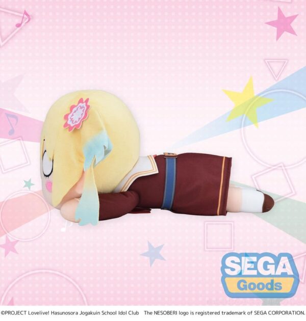 Love Live! Nesoberi (Lay-Down) Plüss Figura Osawa Rurino - Winter Uniform (M) 16 cm