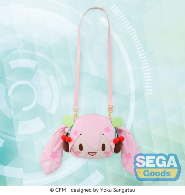 Character Vocal Series 01: Hatsune Miku fuwa petit Shoulder Bag Sakura Miku Face (M)