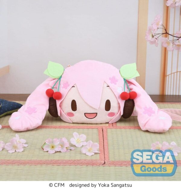Character Vocal Series 01: Hatsune Miku fuwa petit Shoulder Bag Sakura Miku Face (M)