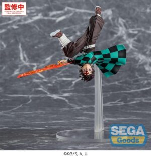 Demon Slayer: Kimetsu no Yaiba Luminasta PVC Figura Tanjiro Kamado Hinokami Kagura Setting Sun Transformation 15 cm