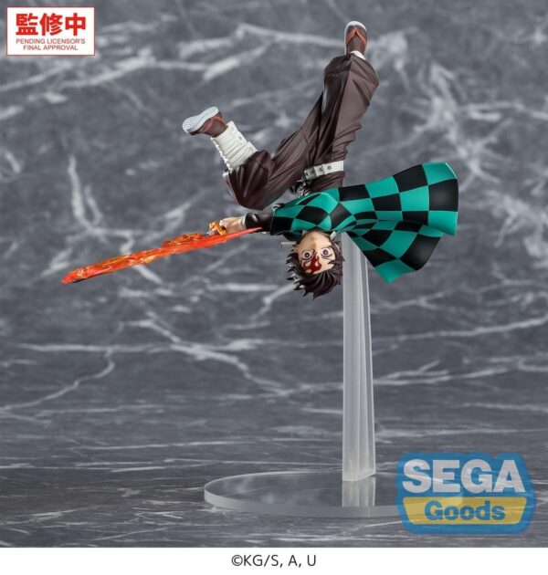 Demon Slayer: Kimetsu no Yaiba Luminasta PVC Figura Tanjiro Kamado Hinokami Kagura Setting Sun Transformation 15 cm