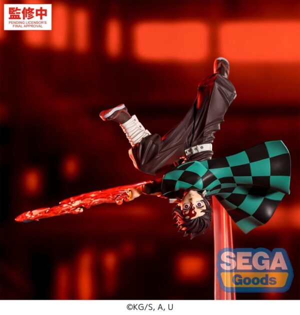 Demon Slayer: Kimetsu no Yaiba Luminasta PVC Figura Tanjiro Kamado Hinokami Kagura Setting Sun Transformation 15 cm
