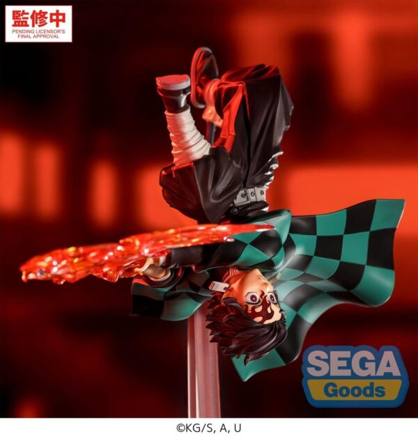 Demon Slayer: Kimetsu no Yaiba Luminasta PVC Figura Tanjiro Kamado Hinokami Kagura Setting Sun Transformation 15 cm