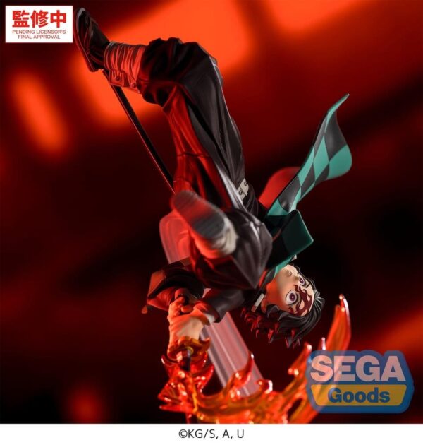Demon Slayer: Kimetsu no Yaiba Luminasta PVC Figura Tanjiro Kamado Hinokami Kagura Setting Sun Transformation 15 cm