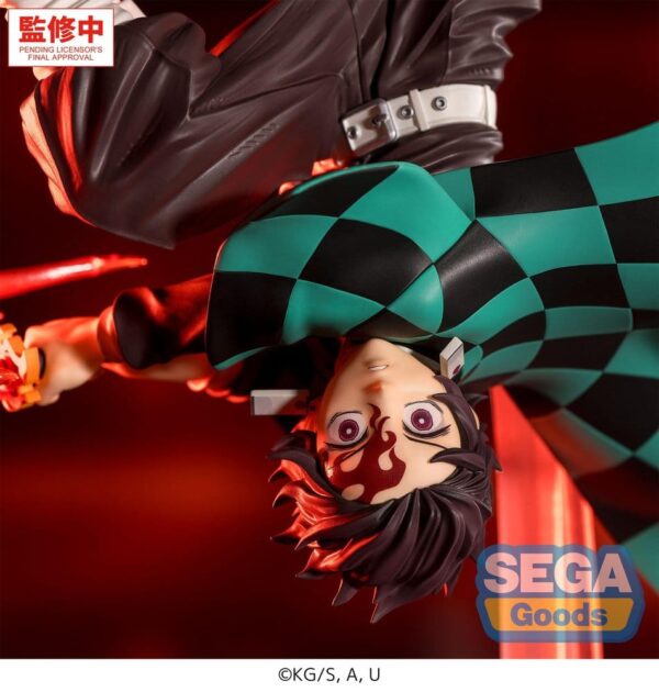 Demon Slayer: Kimetsu no Yaiba Luminasta PVC Figura Tanjiro Kamado Hinokami Kagura Setting Sun Transformation 15 cm
