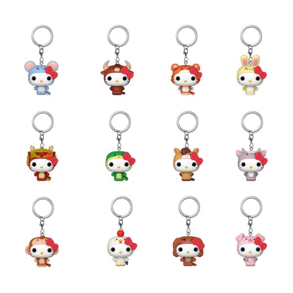 Funko Mystery Pocket POP! Hello Kitty Animals (Blind Bad/Random) Kulcstartós